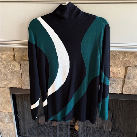 Chico’s cotton turtleneck sweater. NWT. Size xl - Picture 3 of 4